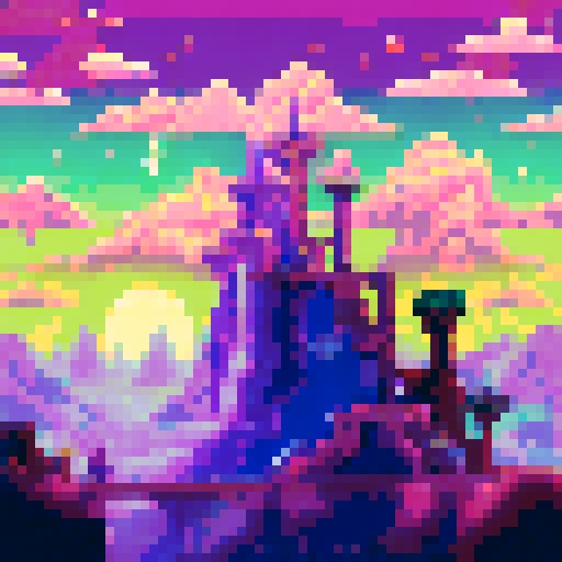 A spatial galaxy sword, with unique shape. Terraria like.