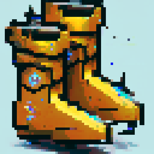 dash icon, sleek and metallic, glowing with a vibrant blue light, adorned with intricate arcane symbols, surrounded by ethereal mist, reflecting a mystical fantasy RPG world