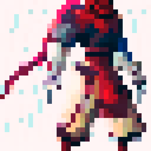 middle-aged male with black hair, skillful armor, left-handed sword wielder, close-up portrait, 32x32 pixel art, game icon style