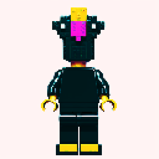 lego pixel, vibrant colors, blocky shapes, small plastic bricks, isometric perspective, retro video game, low resolution, 8-bit graphics, sharp edges, square grid, limited color palette, nostalgic feel, brick-built characters, iconic lego logo, digital recreation, detailed textures, crisp lines, simplified forms, nostalgic gaming vibes