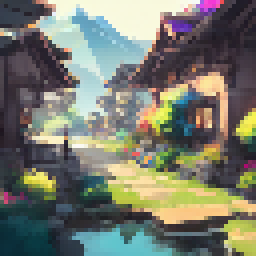 "Hyper-realistic, neon-lit cityscape towers over serene natural landscape with majestic mountain range and tranquil lake, all rendered in bold, contrasting colors and intricate details, perfect for a landscape portrait NFT."