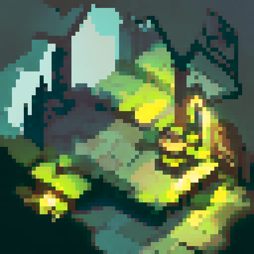 A moody dark alley lain with jagged cobblestone, dimly lit and eerily spooky. Hidden in lands lost to time are the bones of what once was