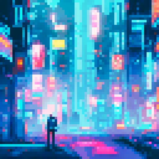 cyberpunk street view