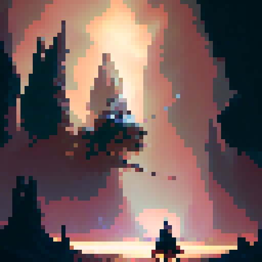 giant mechanical grasshopper, man riding, epic battle, fiery explosion, enchanted forest, mystical creatures, medieval armor, towering mountains, magical spells, ancient ruins, swirling vortex, mythical creatures, grand adventure, shimmering armor, sprawling landscape, intricate details