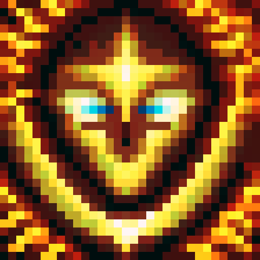 Tribal crafting, intricate tools, vibrant sRGB colors, skillful 32x32 pixel art