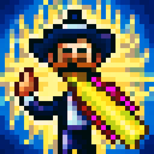 Mexican mariachi without legs, with large mexican hat, mustaches and holding banjo
