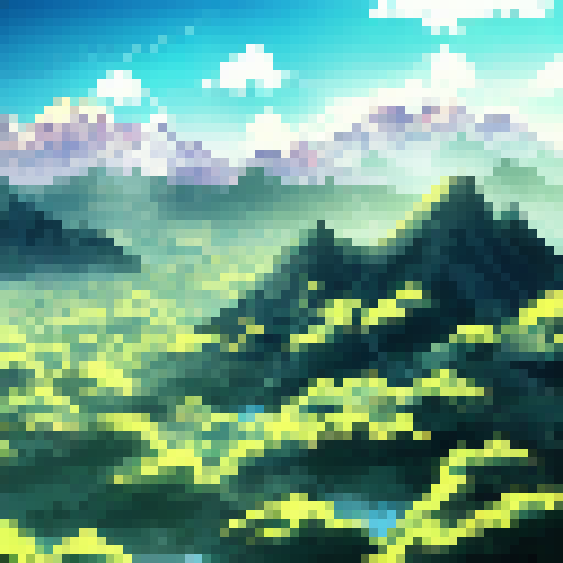 landscape with beautiful mountains
