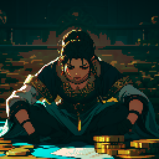 piles of gold coins