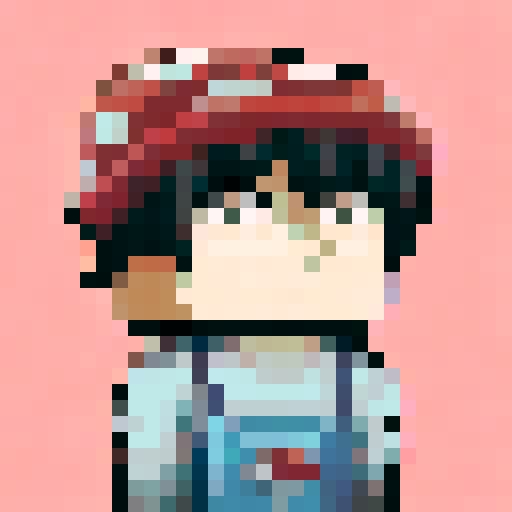 Change the mushroom hat to a santa's hat.