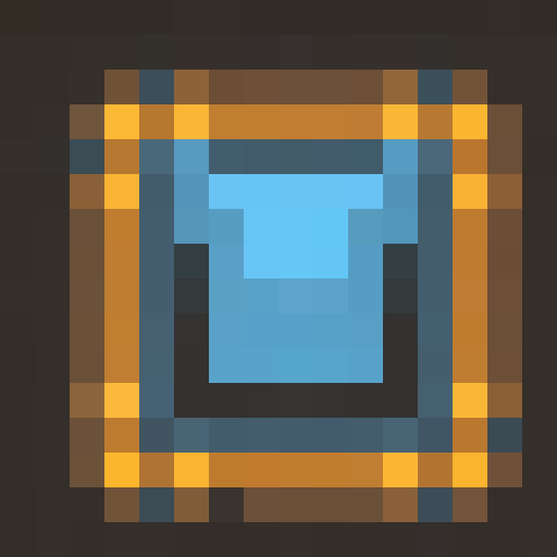 A valiant paladin, clad in shining armor, stands stoically against a pixelated backdrop of a medieval castle, holding a gleaming sword and radiating a warm aura in his 16x16 pixel portrait.