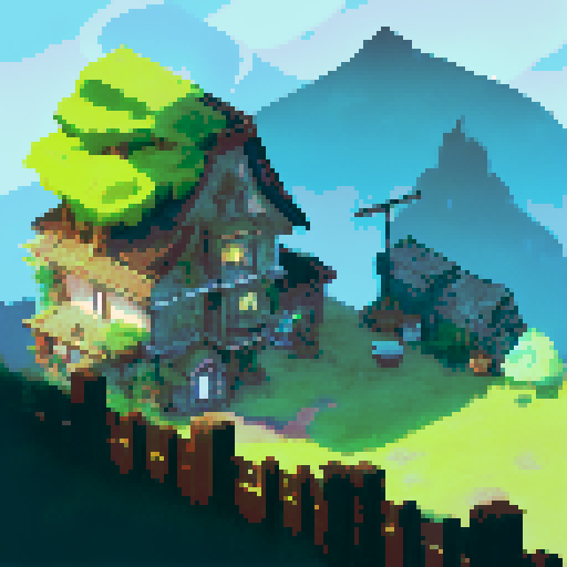 wasteland, with evil tower in background 