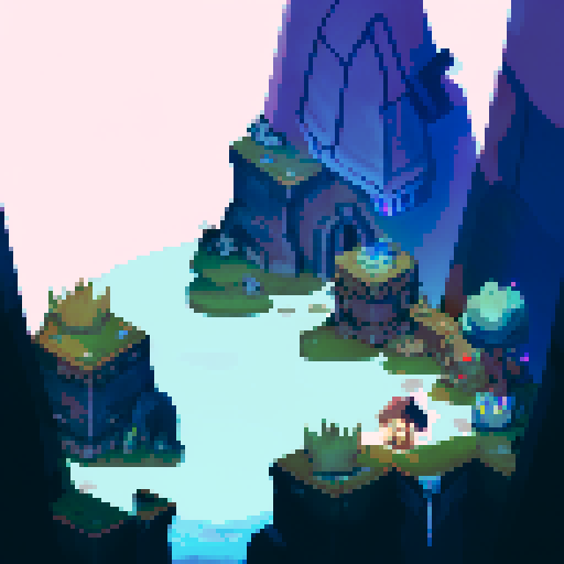 A dark, swampy landscape