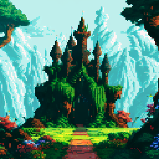 Fantasy realm, celtic culture, trees, grasslands, mysterious, foggy