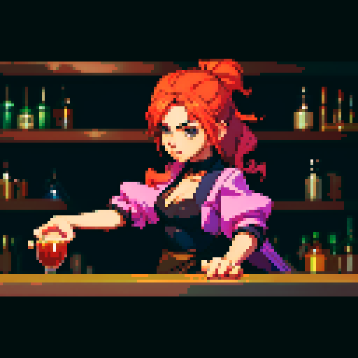 Bartender platformer game
