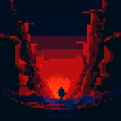 Hourglass on sand dunes
