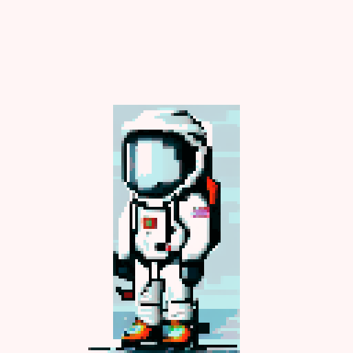 astronaut in a all black space suit