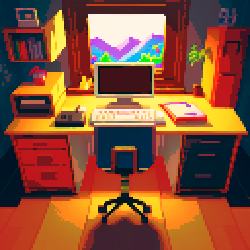 desk
