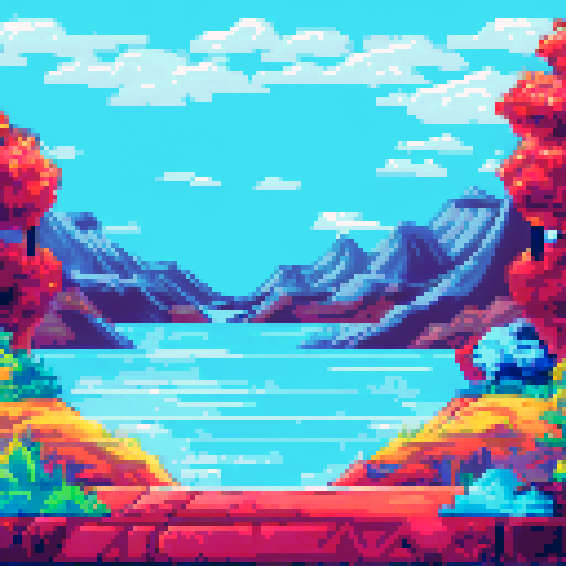 Lake with water underwater 