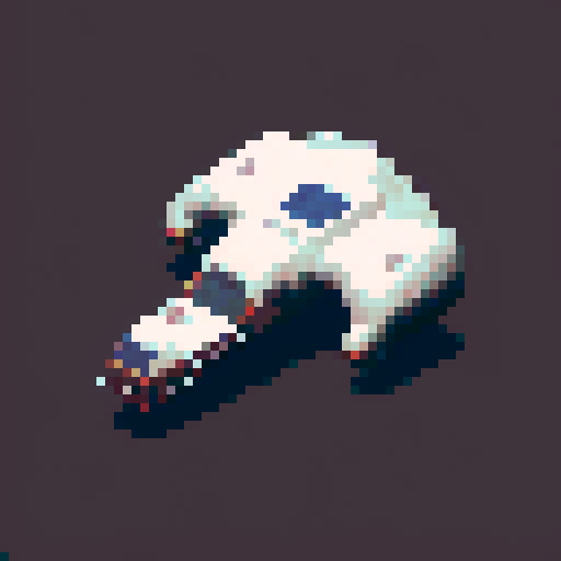 a transparent pure 2d sprite for a space game. It needs to look like the top view of a simple spaceship all by itself with the background transparent ,style of the 80s. The spaceship should not have any shadows.