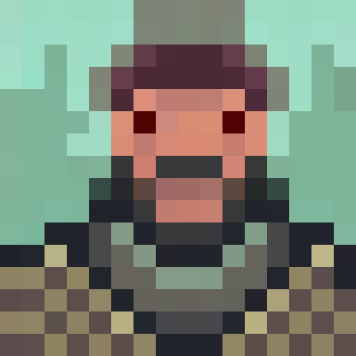 A close up face of an asian man with pink short hairstyle