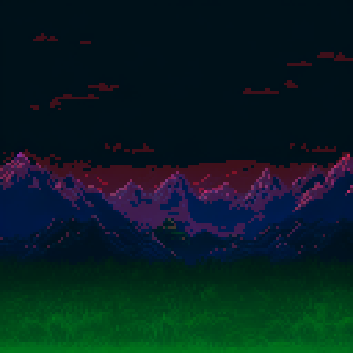 Add more redish and hellish clouds with blood on the trees and mountains