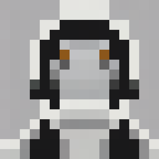 smiling face in black and white