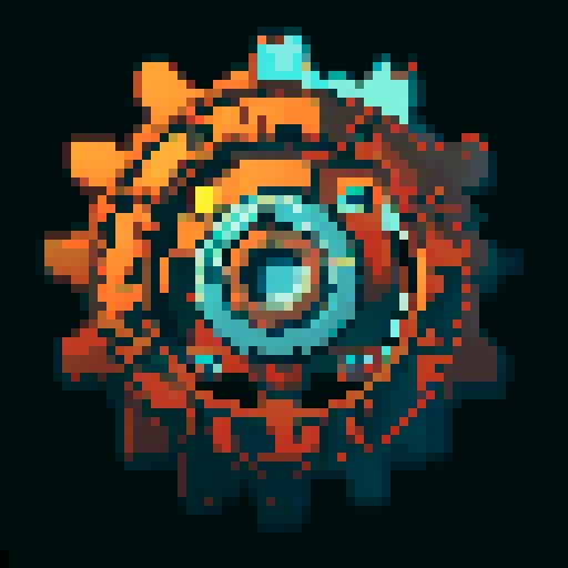 simple, old rusty gear