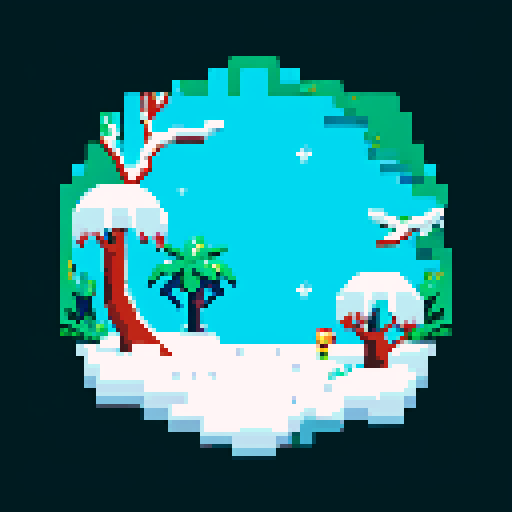 snowy jungle biome
