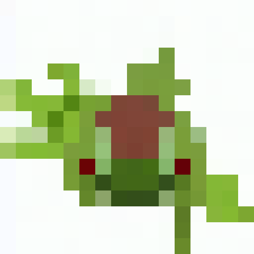 minecraft style, knosp of a marioana plant, game icon, 16x16, pixel art, close up, portrait