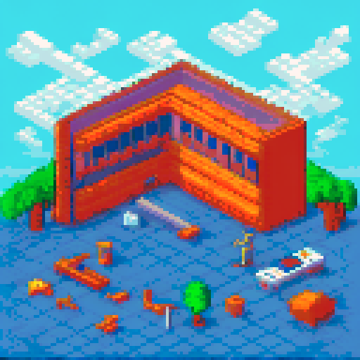 pixel art, retro consoles, computers, monitors, dark background
