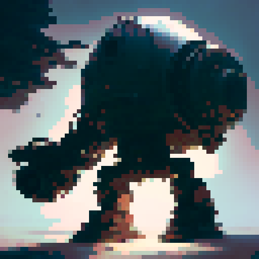 Rusty robot with gears, wires, and pipes, standing in a t-pose, no background