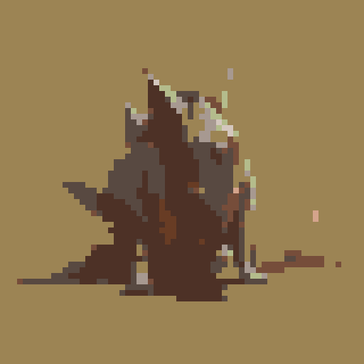 small fantasy icon of ratman cavalry riding a wolf 