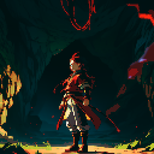 red dragon, cavern, pile of gold