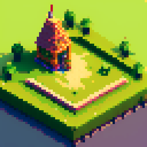 pixel art spike trap tile 2D flat orthographic