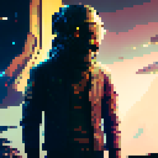 Rugged space smuggler with a leather jacket and blaster, standing in front of a neon-lit cyberpunk spaceship with a dragon insignia painted on the side