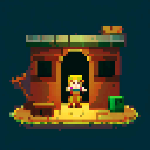 show a character opening up a vault in his house