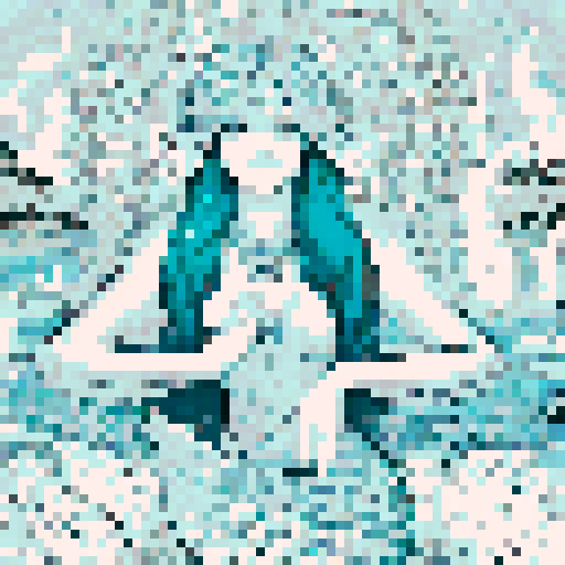 A mystical mermaid looking towards the viewr.