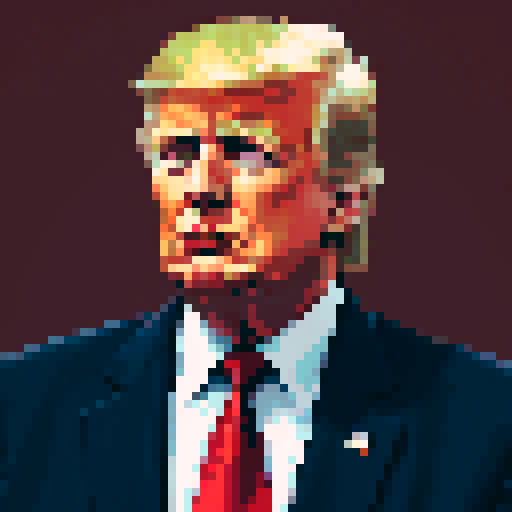 donald trump close up