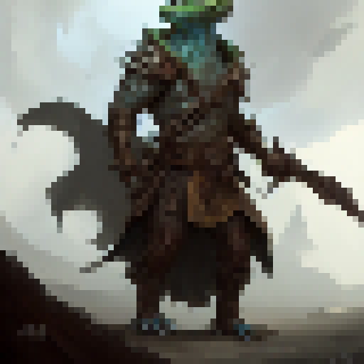 Dnd lizard warrior