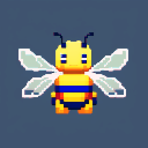 antropomorphic bee character